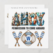 INVITATION PERMISSION DE MONTER À BORD (Devant / Derrière)