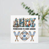 INVITATION PERMISSION DE MONTER À BORD (Debout devant)