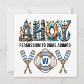 INVITATION PERMISSION DE MONTER À BORD (Devant)