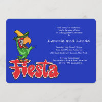 Invitation Perroquet Fiesta