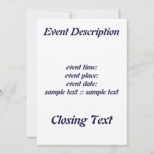 Invitation Persian Magen David Menorah (Dos)