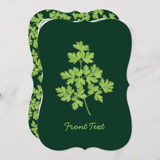 Invitation Persil (Devant / Derrière)