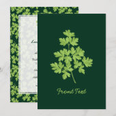 Invitation Persil (Devant / Derrière)