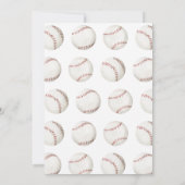 Invitation Personal Simple Baseball Birthday Party (Dos)