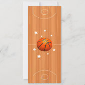 Invitation Personal Ultimate Basketball Anniversaire Passes d (Dos)