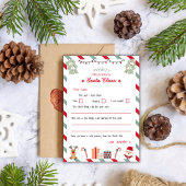 Invitation Personalised Official Letter to Santa North Pole