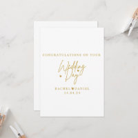 Personalised Wedding Day Card - Happily Ever After