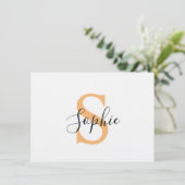 Invitation Personalised Your Name, Custom Name, Birthday Gift (Debout devant)