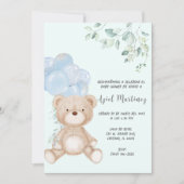 Invitation Personalizada Boy Baby shower Invitación (Devant)
