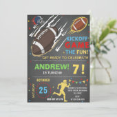 Invitation Personalize American FOOTBALL WATCH Party (Debout devant)