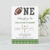 Invitation Personalize First Year Down American Football  (Debout devant)