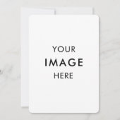 Invitation  Personalize Invitation, Size: 5" x 7" Paper White (Devant)