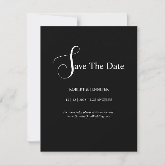 Invitation Personalize save the date cards (Devant)