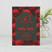 Invitation Personalized Carnation Fantasy Beach Party (Debout devant)