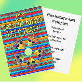 Invitation Personalized Cinco de Mayo Fiesta Lemon Lime 