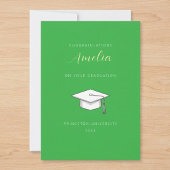 Invitation Personalized congratulations graduation card