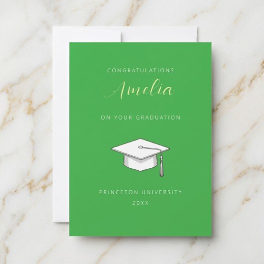Invitation Personalized congratulations graduation card