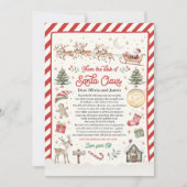 Invitation Personalized First Time Elf Arrival Letter (Devant)