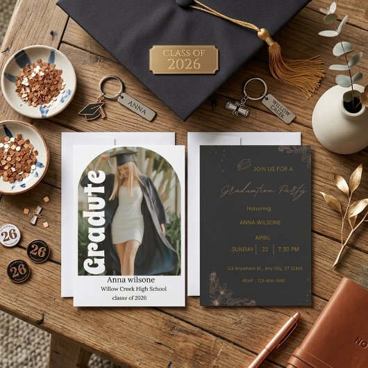 Invitation “Personalized Graduation Card – Celebrate Your Gra