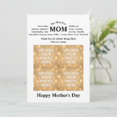 Invitation Personalized Mother’s Day Card (Debout devant)