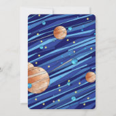Invitation Personalized Outer Space Galaxy Kids Birthday  (Dos)