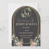 Invitation Personalized Romantic Couple Wedding  (Devant)