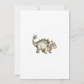 Invitation Personalized Watercolor Dinosaur Birthday Party (Dos)