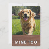 Invitation Personalized with 2 Photos and Text (Dos)