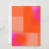 Invitation personnage 40 ans tendance photo moderne Invitatio (Dos)