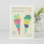 Invitation personnalisable (Debout devant)