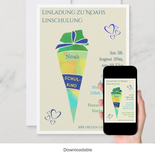 Invitation personnalisable