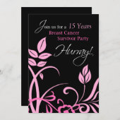 Invitation personnalisable 15 ans Survivor Party (Devant / Derrière)