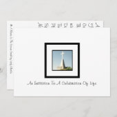 Invitation Personnalisable À Une Célébration De La (Devant / Derrière)