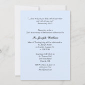 Invitation Personnalisable Année, Nom 25e Ordinati (Dos)