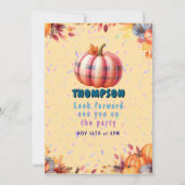 Invitation Personnalisable " Baby 1 st Birthday Party " (Dos)