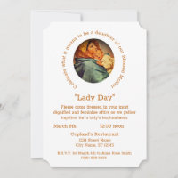 Invitation Personnalisable Catholique