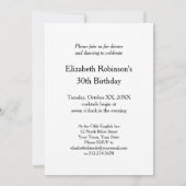 Invitation Personnalisable Dachshund simple (Dos)