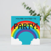 Invitation personnalisable de 18 anniversaires (Debout devant)