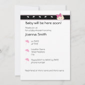 Invitation personnalisable de BabyShower de (Dos)