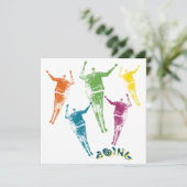 invitation personnalisable de barbecue de (Debout devant)
