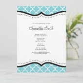 Invitation personnalisable de Fête de la mariée (Debout devant)