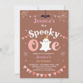 Invitation Personnalisable Éffrayant un Halloween premier ann (Devant)