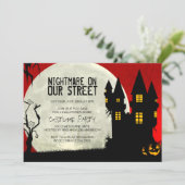 Invitation Personnalisable Halloween Costume Party (Debout devant)
