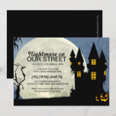 Invitation Personnalisable Halloween Costume Party (Devant / Derrière)