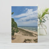 Invitation personnalisable Lake Michigan (Debout devant)