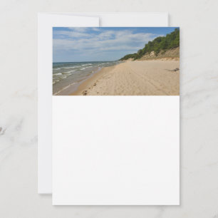 Invitation personnalisable Lake Michigan