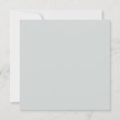 Invitation Personnalisable Noir & Rouge Fleur 3D (Dos)