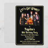 Invitation Personnalisable Obtenons un Anniversaire de enfant (Devant / Derrière)