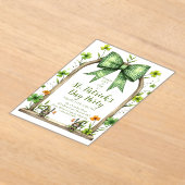 Invitation personnalisable pour la Saint-Patrick (Poser)