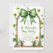 Invitation personnalisable pour la Saint-Patrick (Devant)